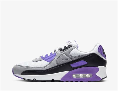 nike air 90 paars grijs en wit|Nike Air max 90 zwart.